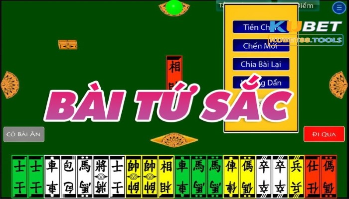 Chi tiết về cách đánh bài tứ sắc trên Kubet