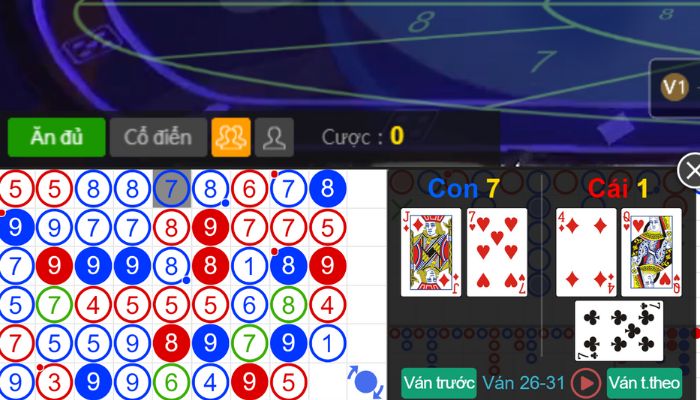 Cược Baccarat trôi theo dòng nước