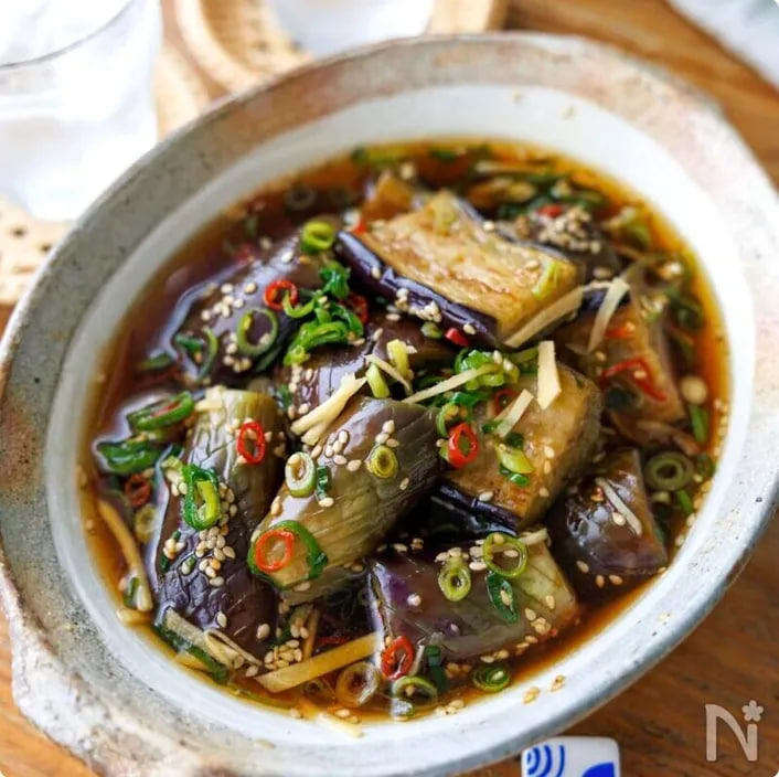 เมนูบ้าน ๆ สดชื่นกินง่าย: ยำมะเขือม่วงแบบญี่ปุ่น